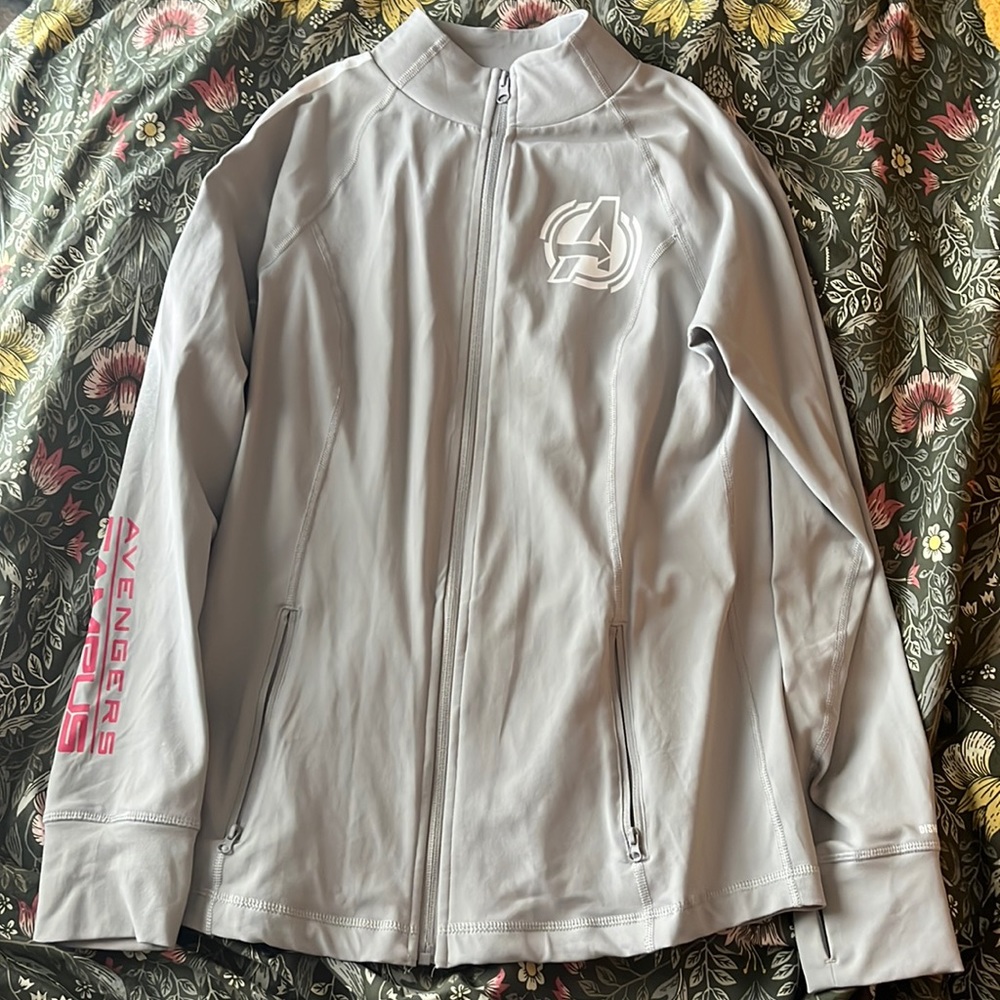 Marvel licensed Avengers Campus Athletic Zip Up, California Adventure Disneyland